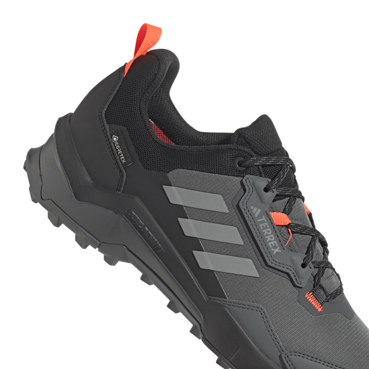 Adidas Men's TERREX AX4 GORE-TEX Hiking Shoes Grey Six/Grey Four/Solar Red Adidas