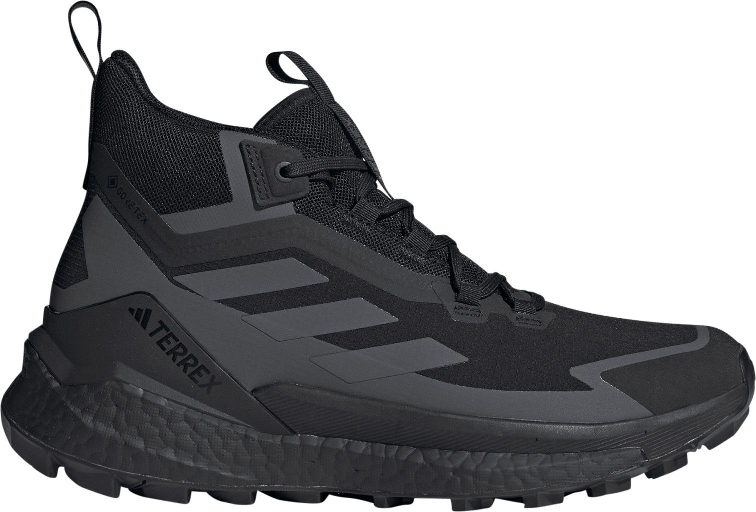 Adidas Men's Terrex Free Hiker GORE-TEX Hiking Shoes 2.0 Core Black/Grey Six/Grey Three