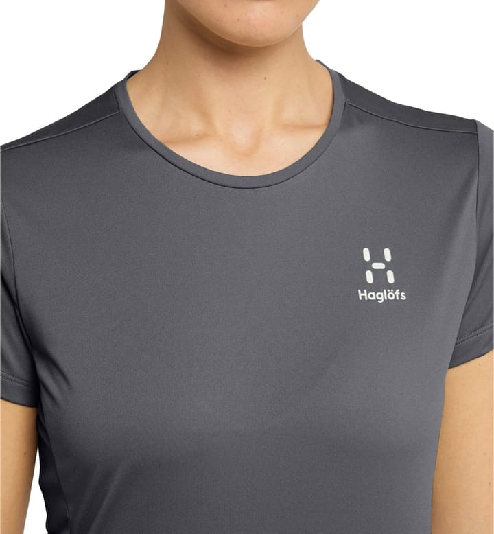 Haglöfs Women's L.I.M Tech Tee Magnetite Haglöfs