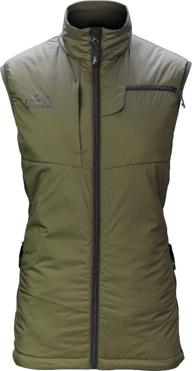 Heat Experience Women's Heated Hunt Vest Olive Green Heat Experience