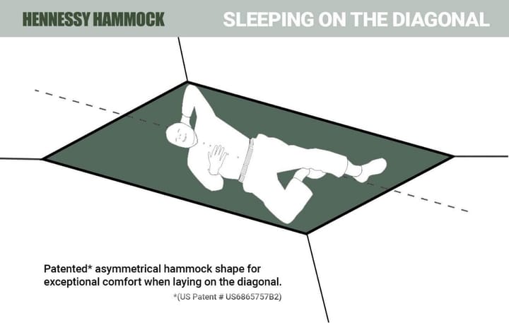 Hennessy Hammock Safari Deluxe Zip Green Hennessy Hammock