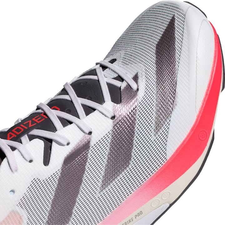 Adidas Men's Adizero Adios 8 Shoes Cloud White/Aurora Met./Solar Red Adidas