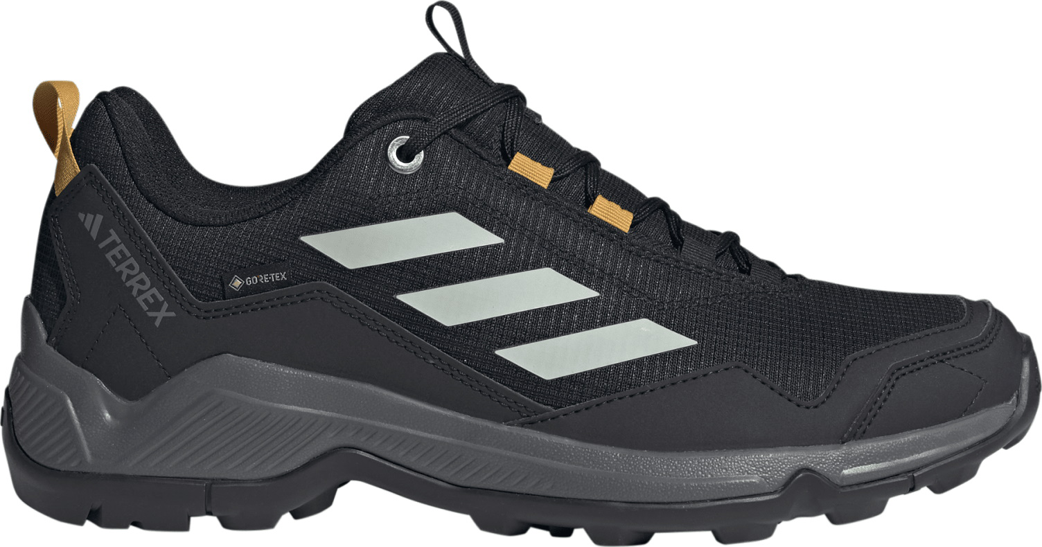 Adidas Men’s Terrex Eastrail GORE-TEX Hiking Shoes Core Black/Wonder Silver/Preloved Yellow