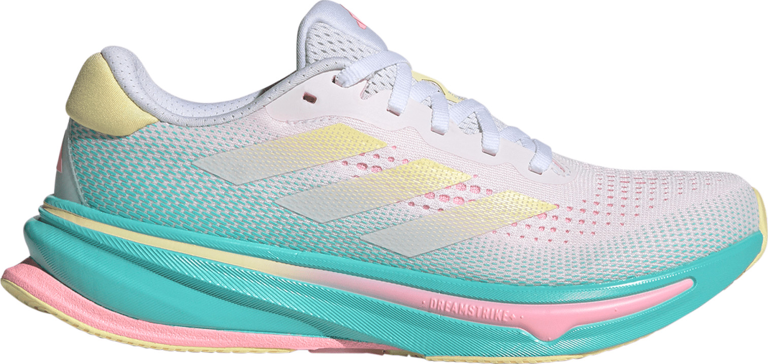 Adidas Women’s Supernova Rise Running Shoes FTWR White/Almost Yellow/Flash Aqua