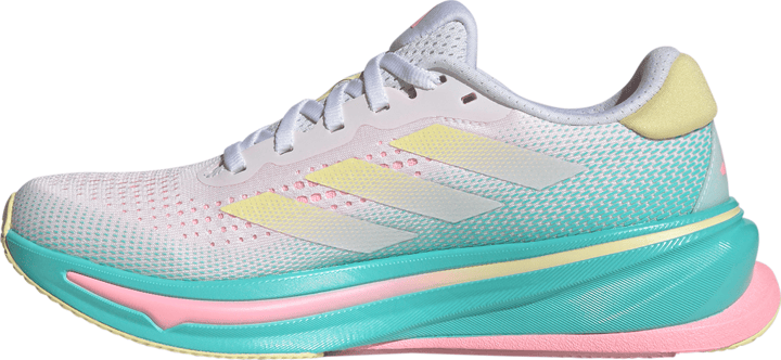 Adidas Women's Supernova Rise Running Shoes FTWR White/Almost Yellow/Flash Aqua Adidas