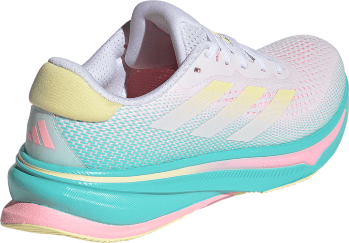 Adidas Women's Supernova Rise Running Shoes FTWR White/Almost Yellow/Flash Aqua Adidas