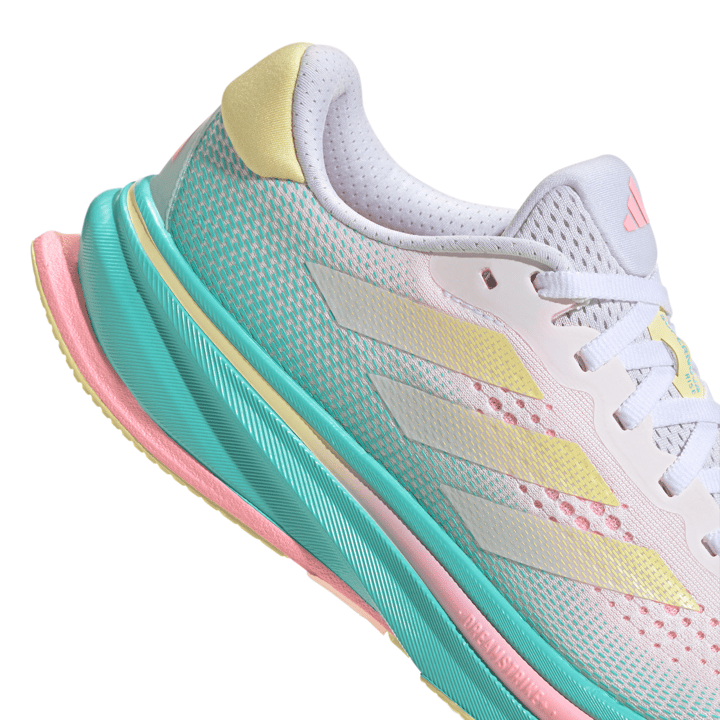 Adidas Women's Supernova Rise Running Shoes FTWR White/Almost Yellow/Flash Aqua Adidas