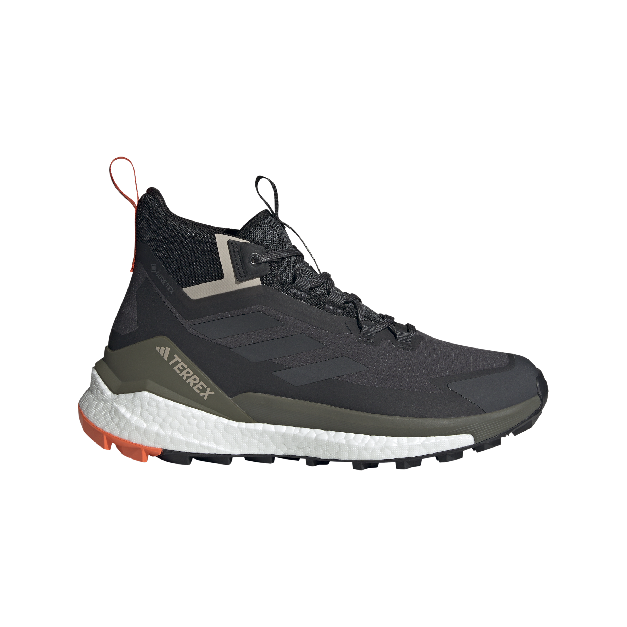 Adidas Men’s Terrex Free Hiker GORE-TEX Hiking Shoes 2.0 Carbon/Gresix/Cblack