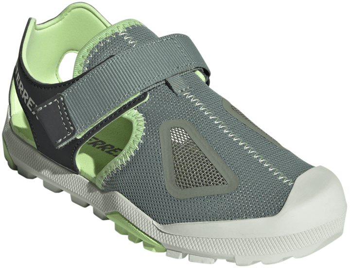 Adidas Kids' Terrex Captain Toey 2.0 Sandals Silver Green/Carbon/Green Spark Adidas