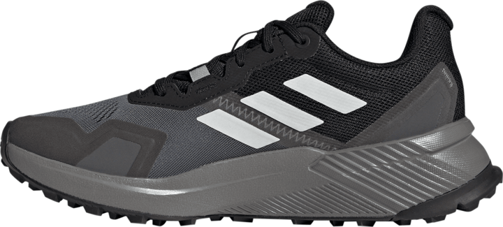 Adidas Women's Terrex Soulstride RAIN.RDY Trail Running Shoes Core Black/Crystal White/Grey Four Adidas