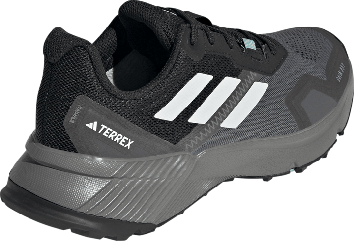 Adidas Women's Terrex Soulstride RAIN.RDY Trail Running Shoes Core Black/Crystal White/Grey Four Adidas