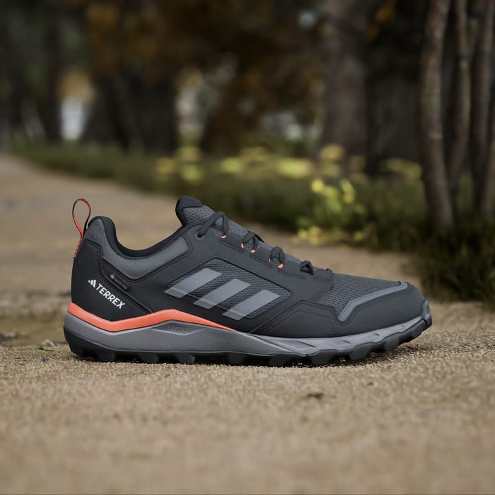 Adidas Men's Tracerocker 2.0 GORE-TEX Trail Running Shoes Grey Six/Grey Four/Impact Orange Adidas