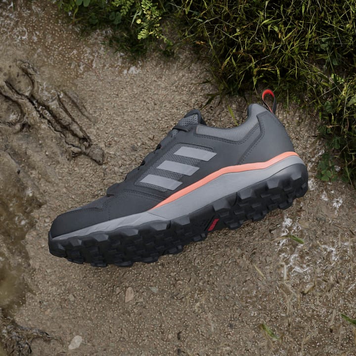 Adidas Men's Tracerocker 2.0 GORE-TEX Trail Running Shoes Grey Six/Grey Four/Impact Orange Adidas