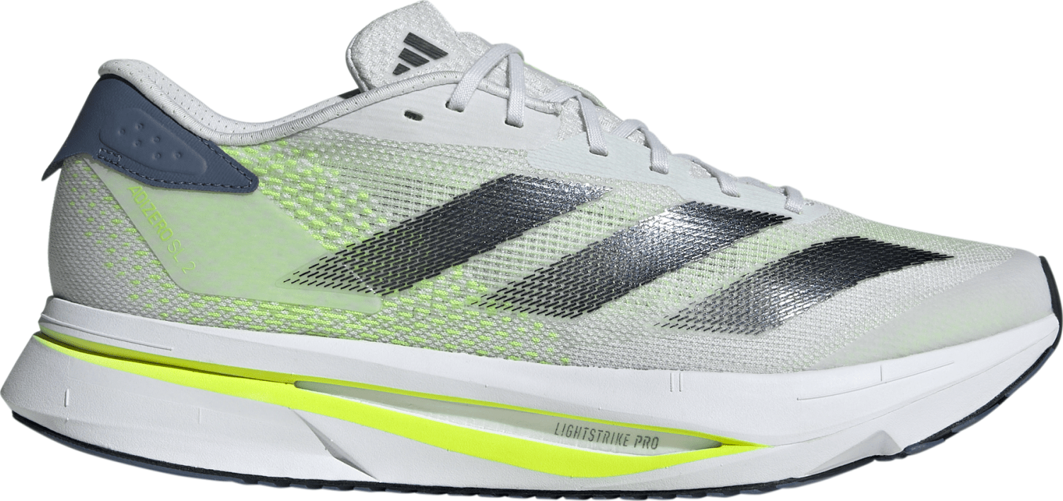 Adidas Men’s Adizero SL 2 Running Shoes Dash Grey/Core Black/Lucid Lemon