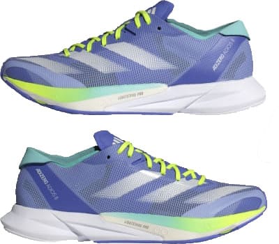 Adidas Women's Adizero Adios 8 Blue Spark/Zero Metalic/Flash Aqua Adidas