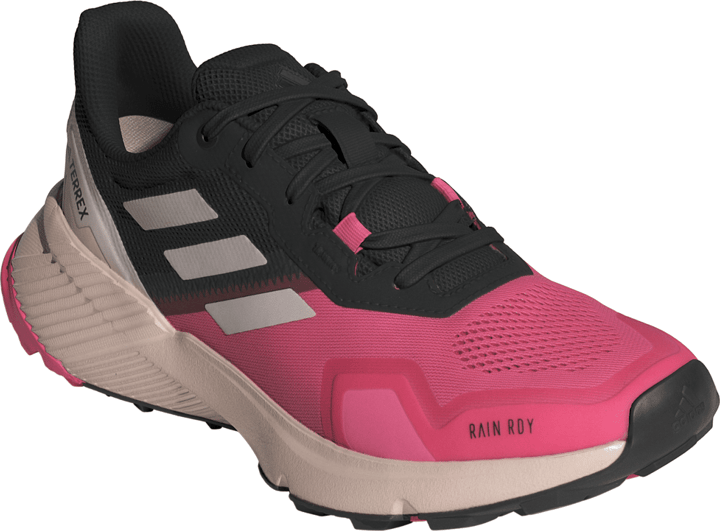 Adidas Women's Terrex Soulstride RAIN.RDY Trail Running Shoes Pink Fusion/Putty Mauve/Core Black Adidas