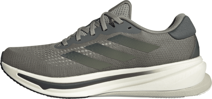 Adidas Men's Supernova Rise Running Shoes Silver Pebble/Legend Ivy/Olive Strata Adidas