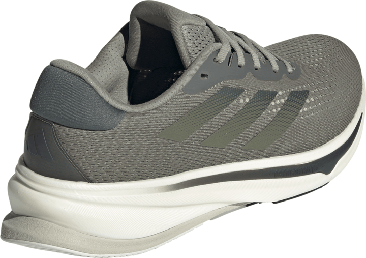 Adidas Men's Supernova Rise Running Shoes Silver Pebble/Legend Ivy/Olive Strata Adidas