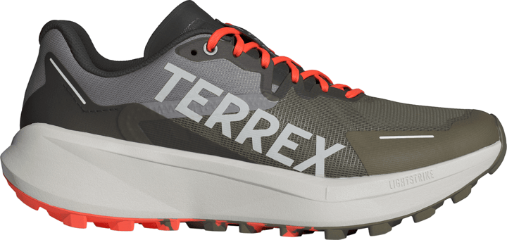 Adidas Men's Terrex Agravic 3 Trail Running Shoes Olive Strata/Grey One/Semi Impact Orange Adidas