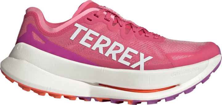 Women's Terrex Agravic Speed Ultra Trail Running Shoes Pnkfus/Crywht/Purbur Adidas