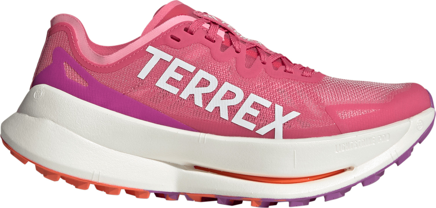 Women’s Terrex Agravic Speed Ultra Trail Running Shoes Pnkfus/Crywht/Purbur