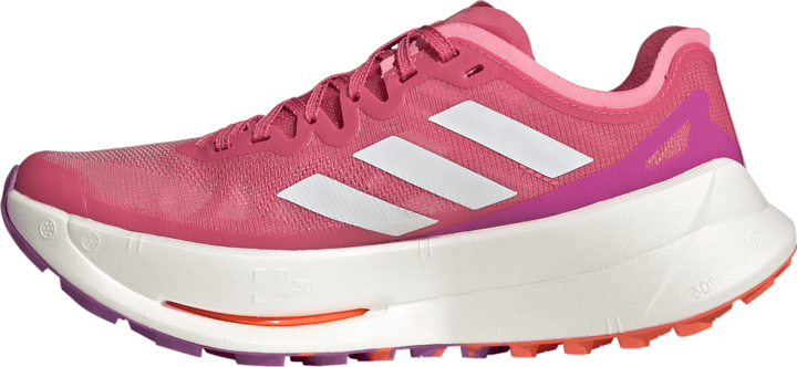 Women's Terrex Agravic Speed Ultra Trail Running Shoes Pnkfus/Crywht/Purbur Adidas