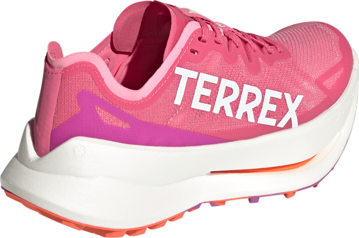 Women's Terrex Agravic Speed Ultra Trail Running Shoes Pnkfus/Crywht/Purbur Adidas