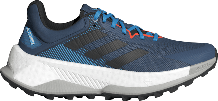 Adidas Men's Terrex Soulstride Ultra Trail Running Shoes Wonder Steel/Core Black/Pulse Blue Adidas
