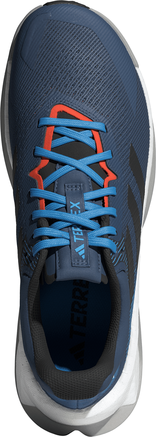 Adidas Men's Terrex Soulstride Ultra Trail Running Shoes Wonder Steel/Core Black/Pulse Blue Adidas