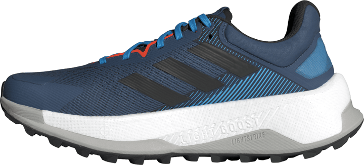 Adidas Men's Terrex Soulstride Ultra Trail Running Shoes Wonder Steel/Core Black/Pulse Blue Adidas