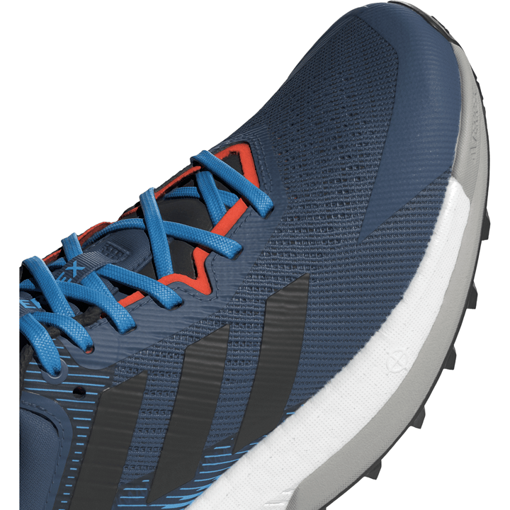 Adidas Men's Terrex Soulstride Ultra Trail Running Shoes Wonder Steel/Core Black/Pulse Blue Adidas