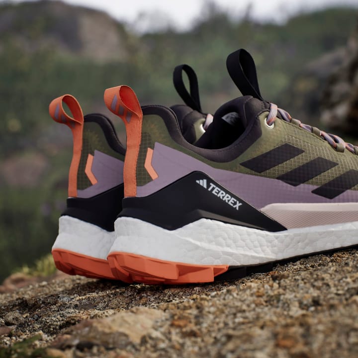 Adidas Women's Terrex Free Hiker 2.0 Low GORE-TEX Hiking Shoes Olive Strata/Aurora Black/Amber Tint Adidas