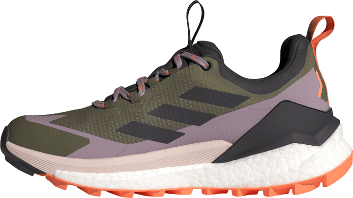 Adidas Women's Terrex Free Hiker 2.0 Low GORE-TEX Hiking Shoes Olive Strata/Aurora Black/Amber Tint Adidas