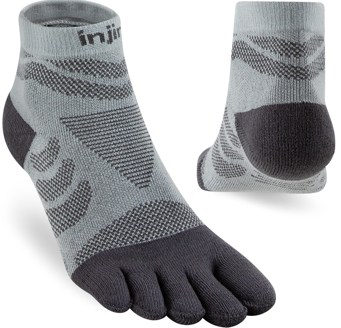 Injinji Women’S Ultra Run Mini-Crew Slate