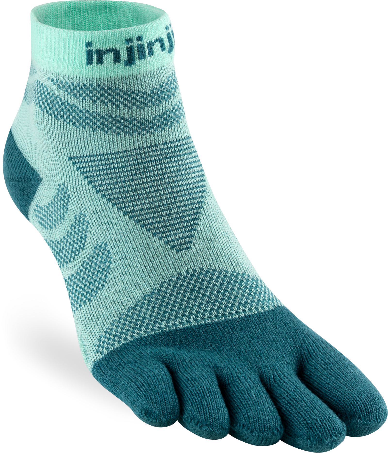 Injinji Women’S Ultra Run Mini-Crew Glacier