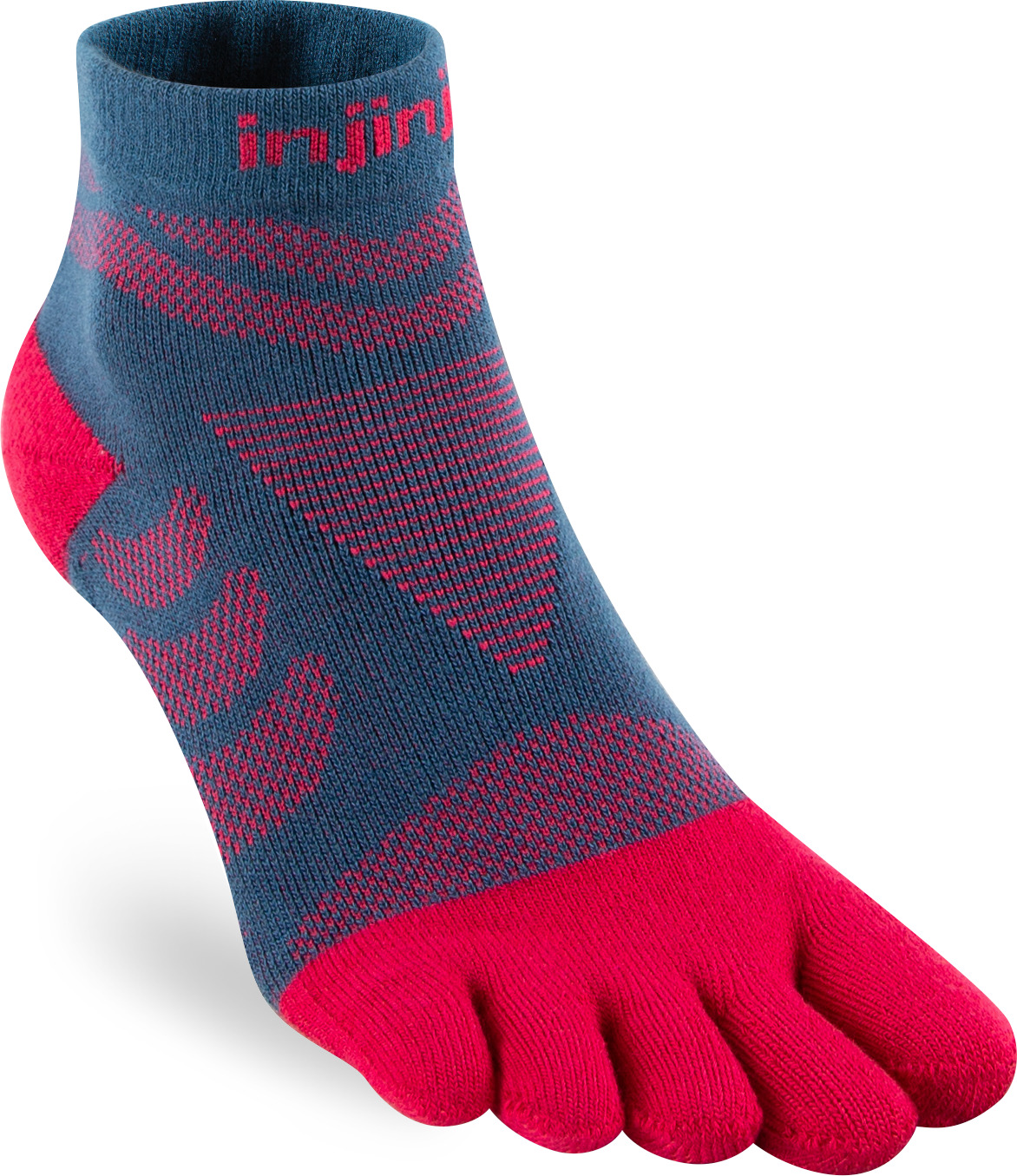 Injinji Women’S Ultra Run Mini-Crew Berry