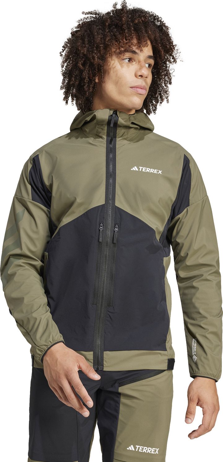 Adidas Men's Terrex Xperior 2L Lined RAIN.RDY Anorak Olistr/Black Adidas