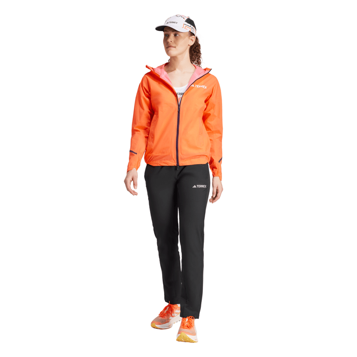 Adidas Women's Terrex Xperior 2.5L Light RAIN.RDY Jacket Semi Impact Orange Adidas