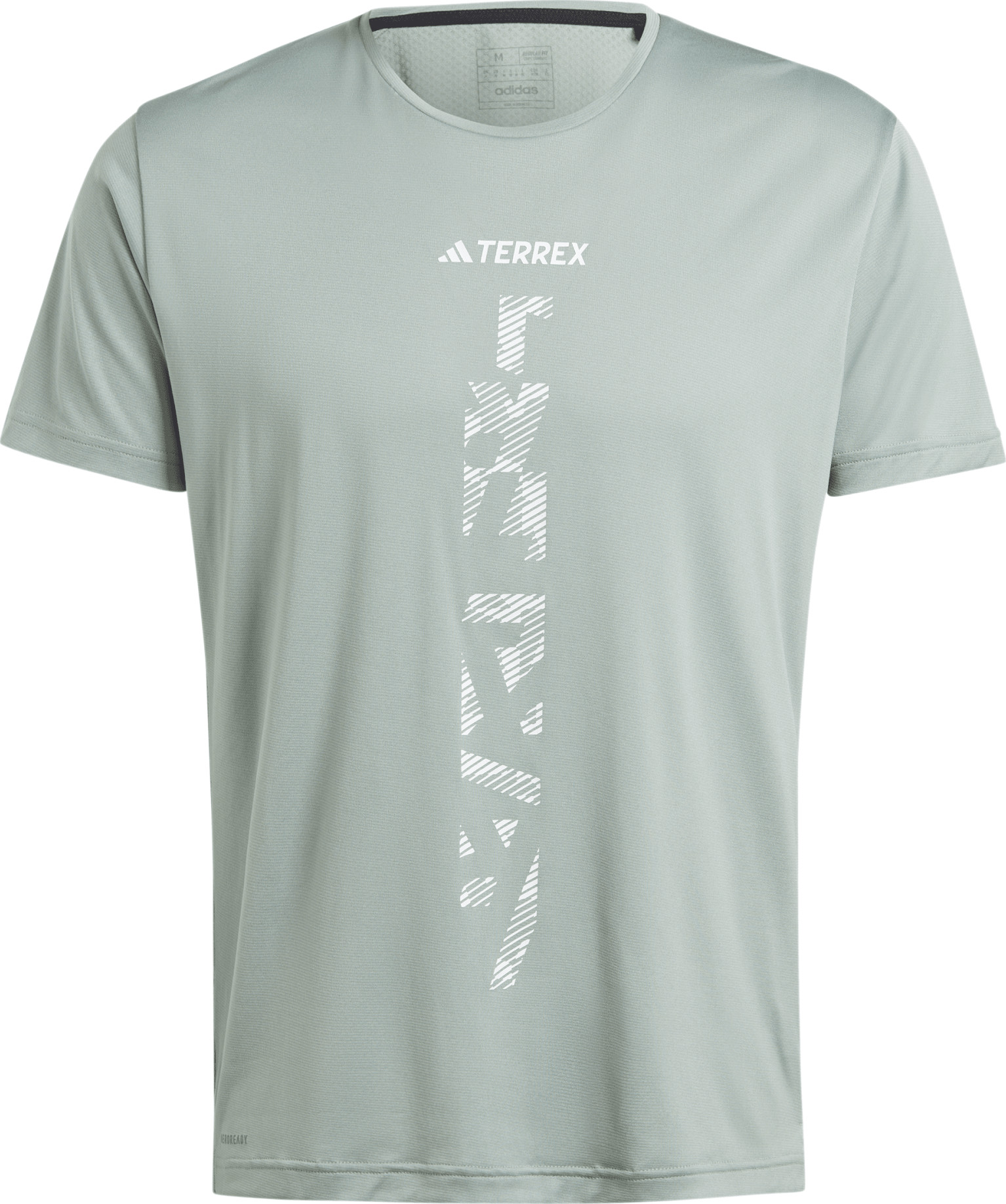 Adidas Men’s Terrex Agravic Trail Running T-Shirt Silver Green