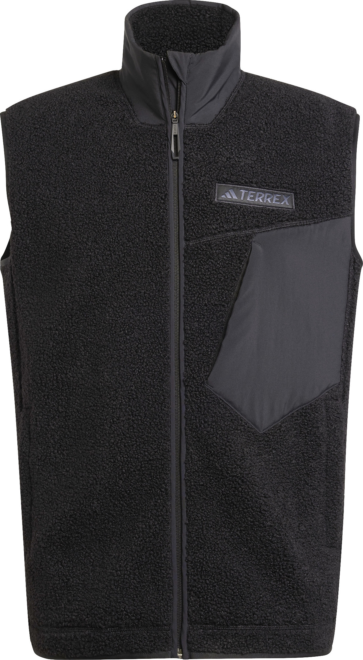 Adidas Men’s Terrex Xploric High Pile Fleece Vest Black