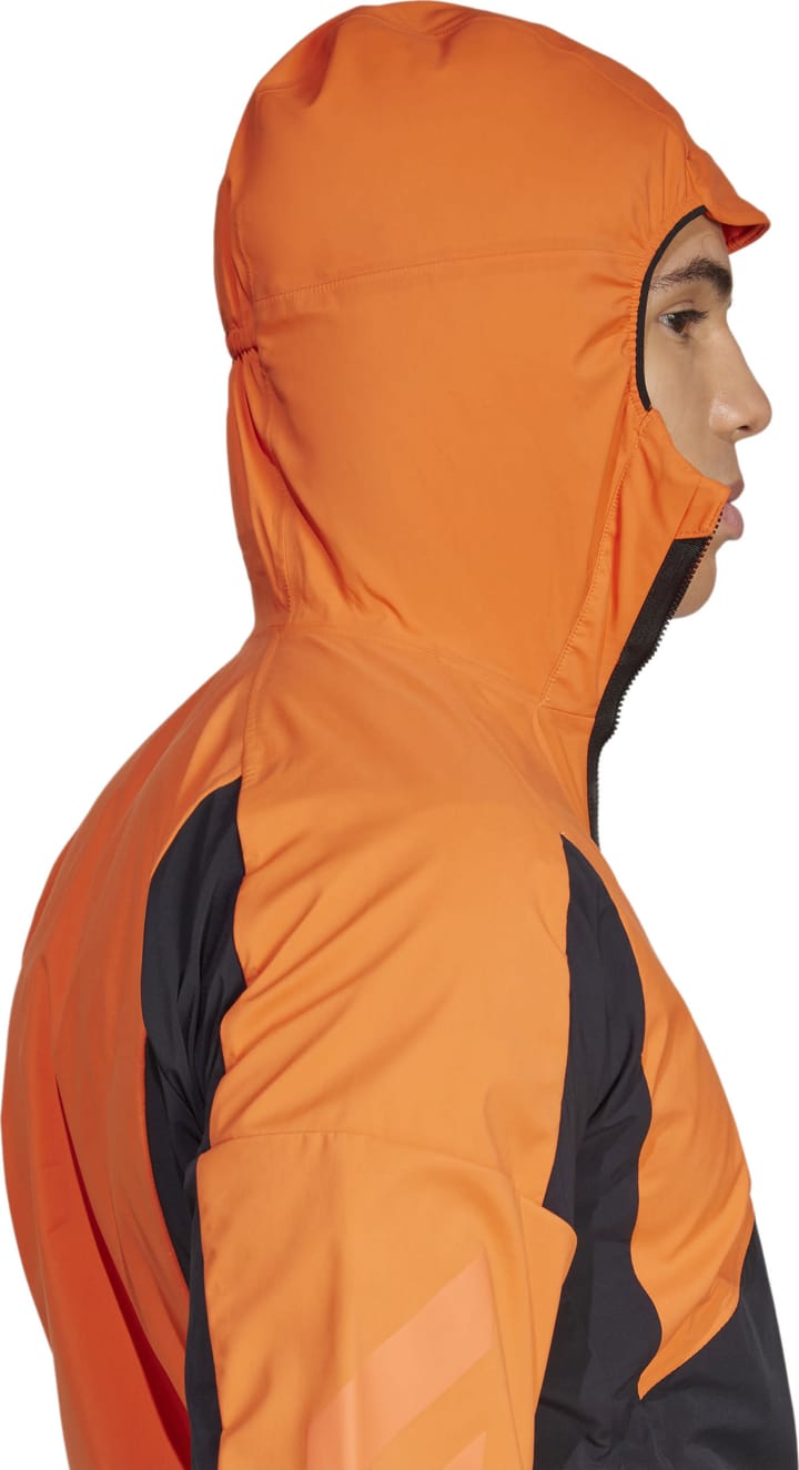 Adidas Men's Terrex Techrock Soft Shell Jacket Semi Impact Orange/Black Adidas