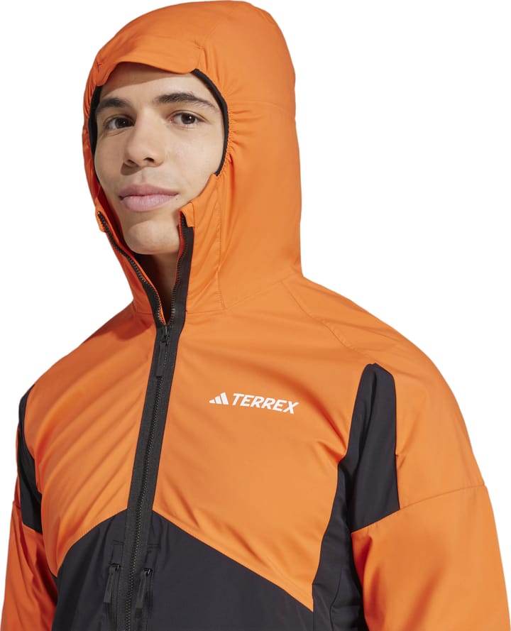 Adidas Men's Terrex Techrock Soft Shell Jacket Semi Impact Orange/Black Adidas