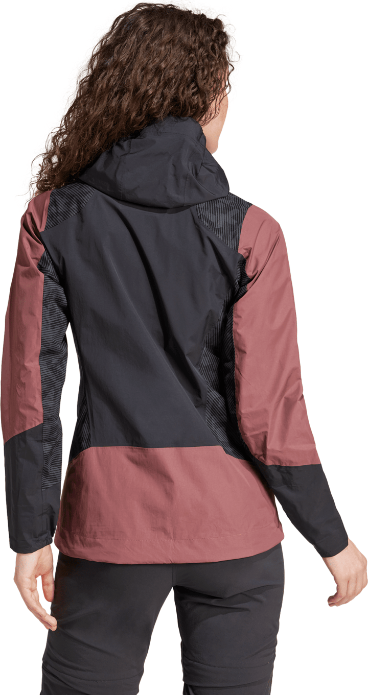 Women's Terrex Xperior Hybrid Rain Jacket Quicri/Black Adidas