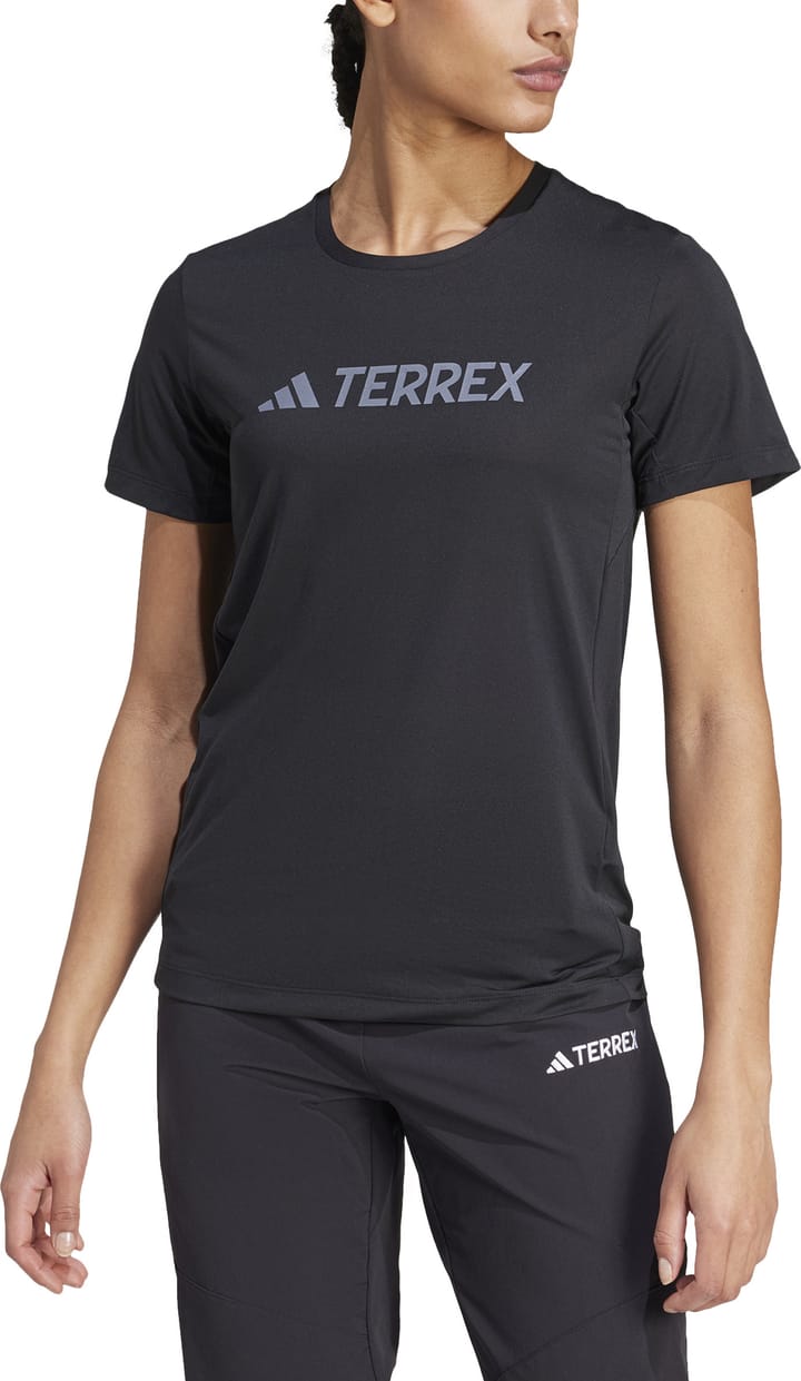 Adidas Women's Terrex Mt Log Tech Tee Black Adidas