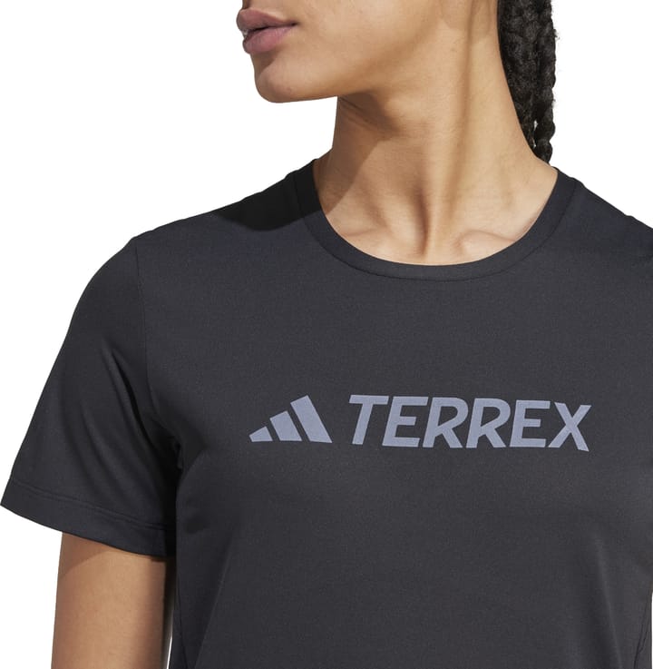 Adidas Women's Terrex Mt Log Tech Tee Black Adidas