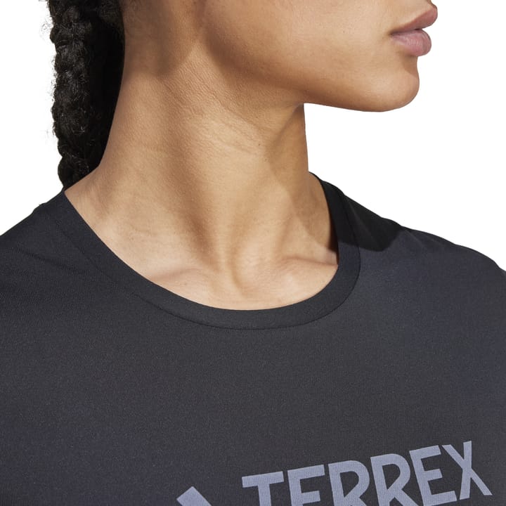 Adidas Women's Terrex Mt Log Tech Tee Black Adidas