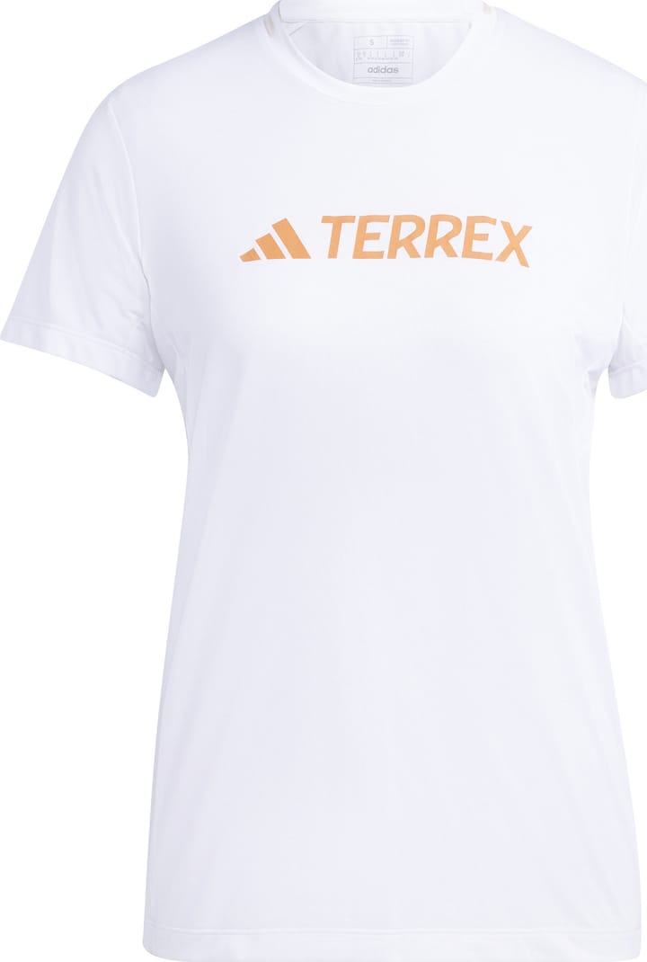 Adidas Women's Terrex Mt Log Tech Tee White Adidas