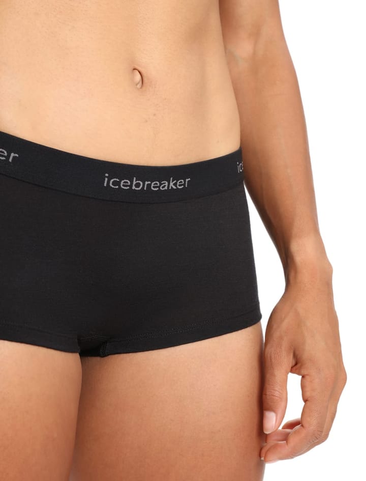 Icebreaker Women's 200 Oasis Boy Shorts Black Icebreaker