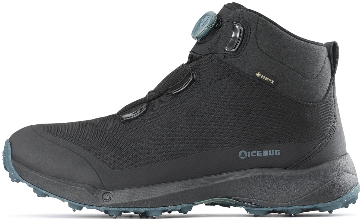 Icebug Men's Stavre Bugrip Gore-Tex Black/Petroleum