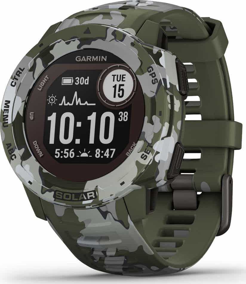 Garmin Instinct Solar Camo Edition Lichen Camo